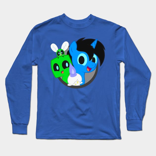 Midnyte & Friends Long Sleeve T-Shirt by MidnyteSketch